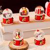 Christmas Crystal Ball Music Box Lantern Ornament