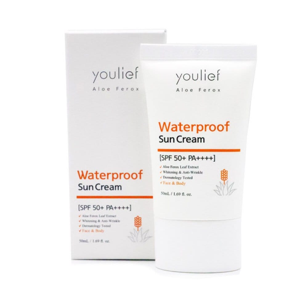 

youlief waterproof sunscreen 50ml/SPF50/water play/body/UV sun protection
