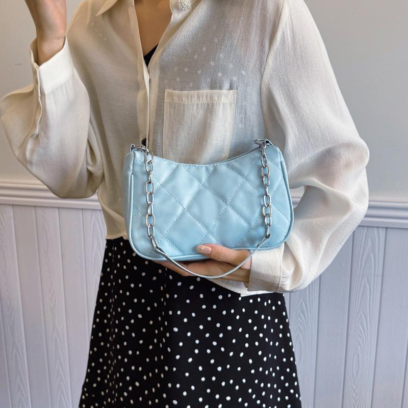 Premium texture lightweight casual chain shoulder armpit bag summer popular handbag portable women's bag