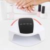 96W ABS Rechargeable Nail Lamp,White Red Black Automatic Sensor UV LED Nail Dryer   ,Tabletop24*27*9cm for Home,Nail Stores