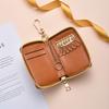 Multifunctional Car Key Case With Zipper And Soft Pu Material For Travel And Commuting