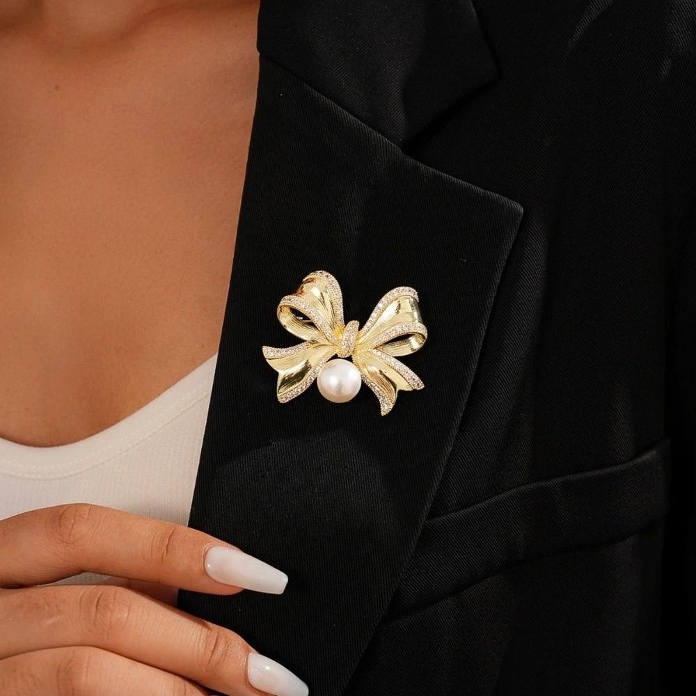 Chest Flower Ginkgo Leaf Brooch Flower/Bow/Cherry/Starfish Metal Brooch Western-style Clothes