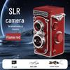 Retro Dual-Lens Travel Camera - Manual Crank, Student-Friendly, Portable Film & Digital Model