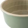 Double Layer Drainer Basket Multifunctional Fruit Vegetable Washing Bowl Kitchen Colander Bowl