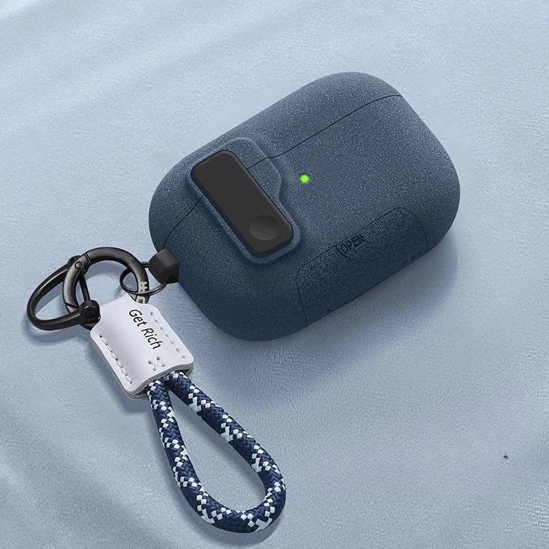 Für AirPods 5 4 3 1/ 2 Sichere Verschlussabdeckung für AirPods Pro 2 Pro 3 Silikon mit Handy-Ständer Stoßfeste Kopfhörer-Schutzhülle