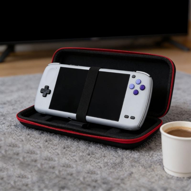 Bag with Lanyard Handheld Game Console Accessories Carrying Case Scratchproof Shockproof Storage Box for AYN 3