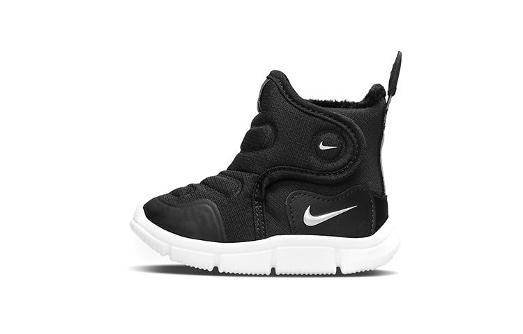 

Nike Novice Зручні Нековзкі Амортизуючі Стійкі до стирання Термостійкі Високі Дитячі Кросівки Чорно-Сріблясті AV8338-005 22