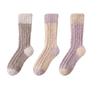 3Pairs Winter Coral Fleece Socks Sleeping Mid Tube Socks Women Kawaii Floor Plush Socks  Winter