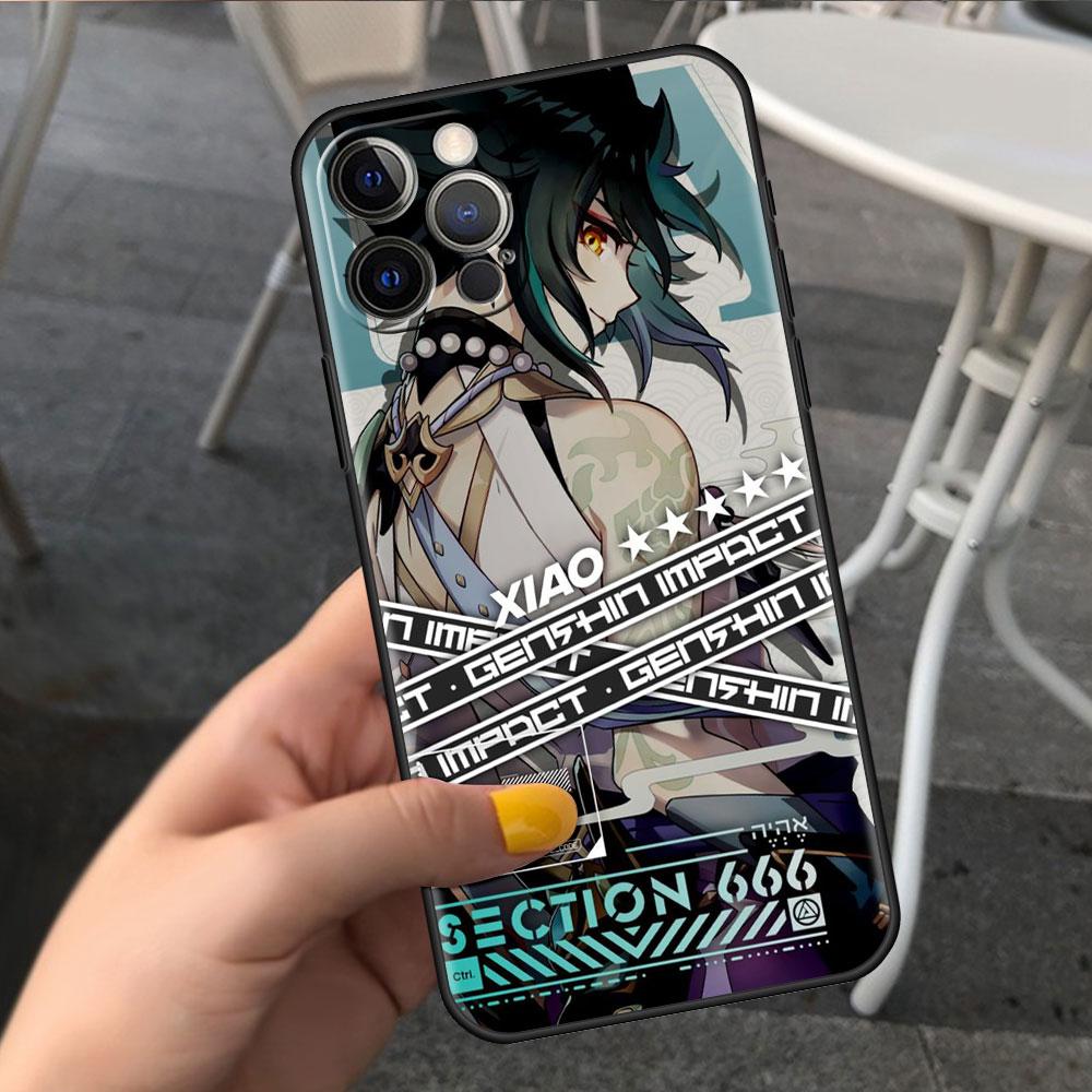 Genshin Impact Anime Case For Apple iPhone 14 13 Pro Max 12 7 8 6 6S Plus 11 Mini XR SE Soft Cover X XS Silicone Phone Funda
