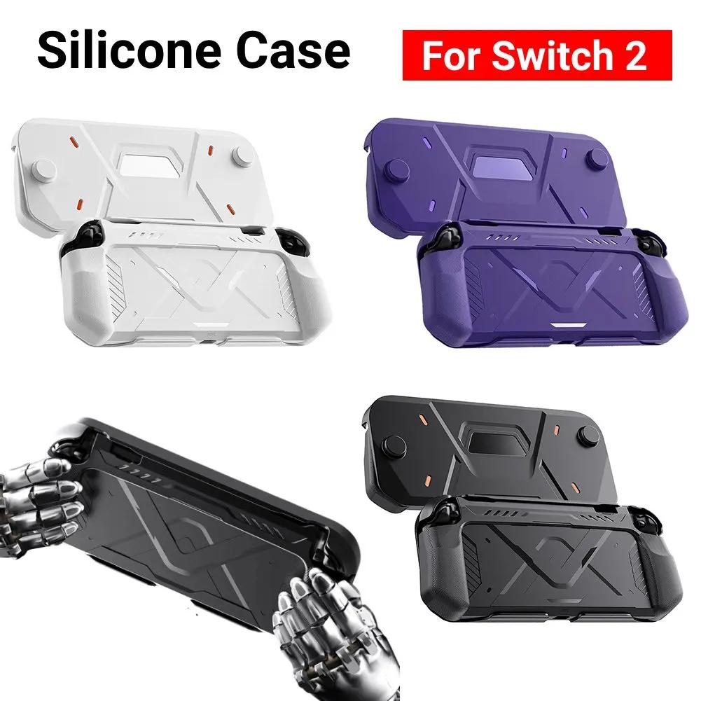 For Switch 2 Anti-Fall Cover Protector Anti-Scratch Console Protective Case Shockproof Hard PC Front Cover Game Console Sleeve