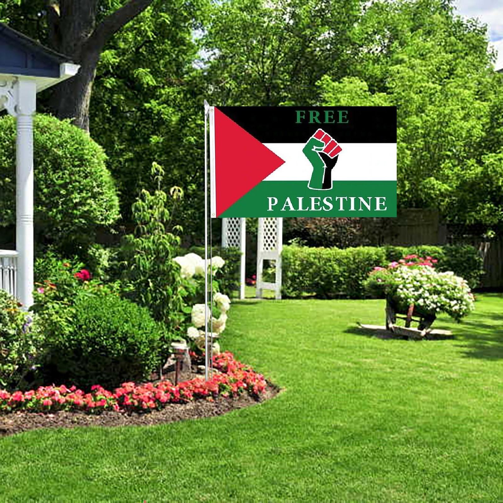 

3x5ft Palestine Flag Premium 100D Woven Polynylon Flag Banner