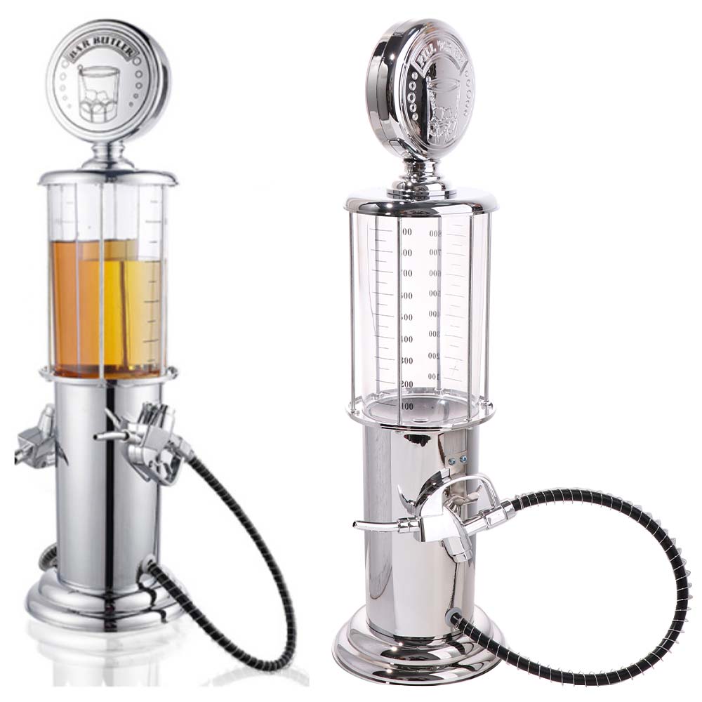 Bar Tool Single Pump Wine Dispenser Retro Style 900ML Beer Tower Drop Resistant Plastic Liquor Dispenser Home Bar