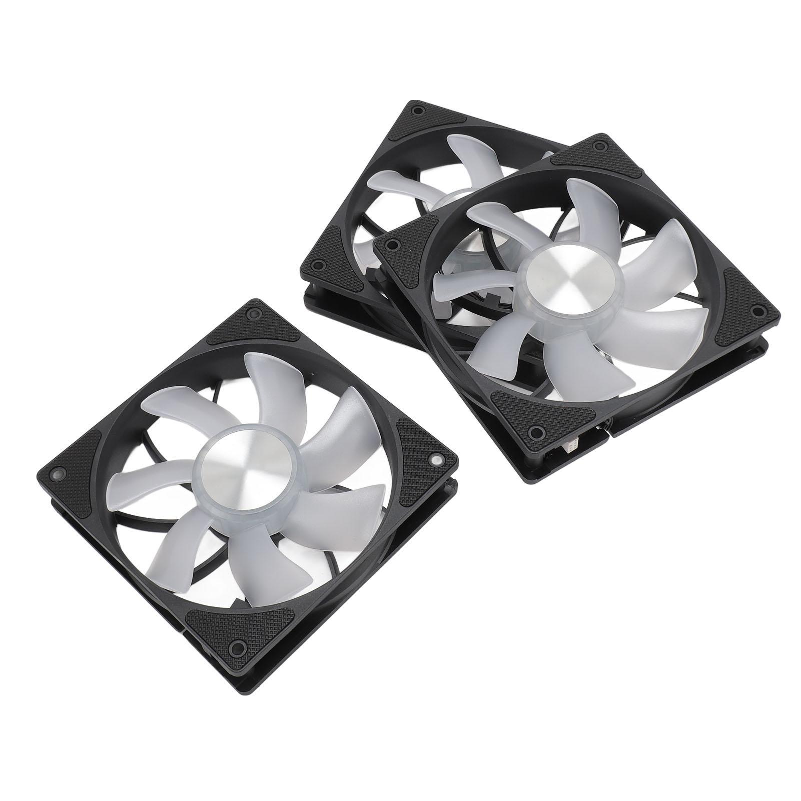 120 мм PWM ARGB вентилятор для корпуса MFDB с динамическим подшипником давления PWM интеллектуальный контроль температуры 2000 об/мин чёрный