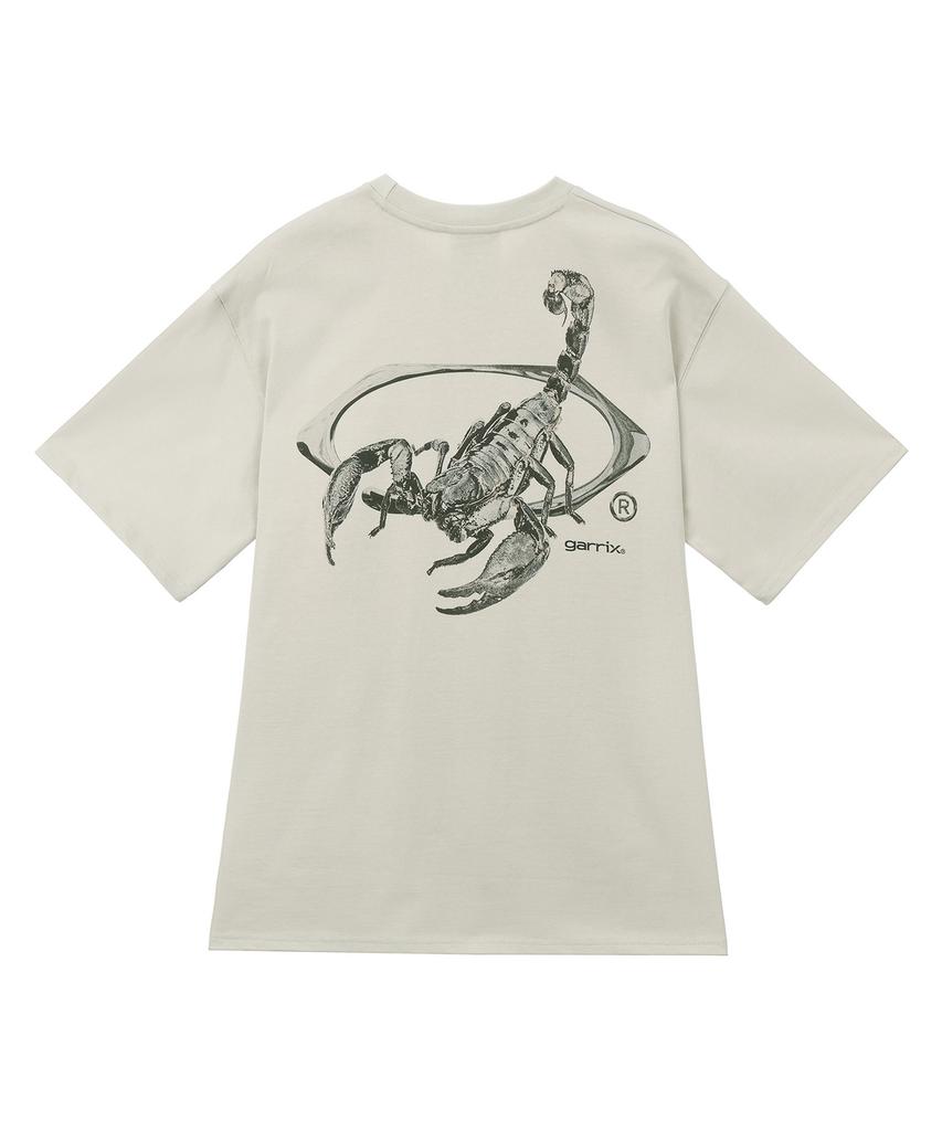 GARRIX Metal Scorpion Print T-Shirts (Light Khaki)