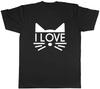 I Love Cat Unisexs Unisex TShirt Tee