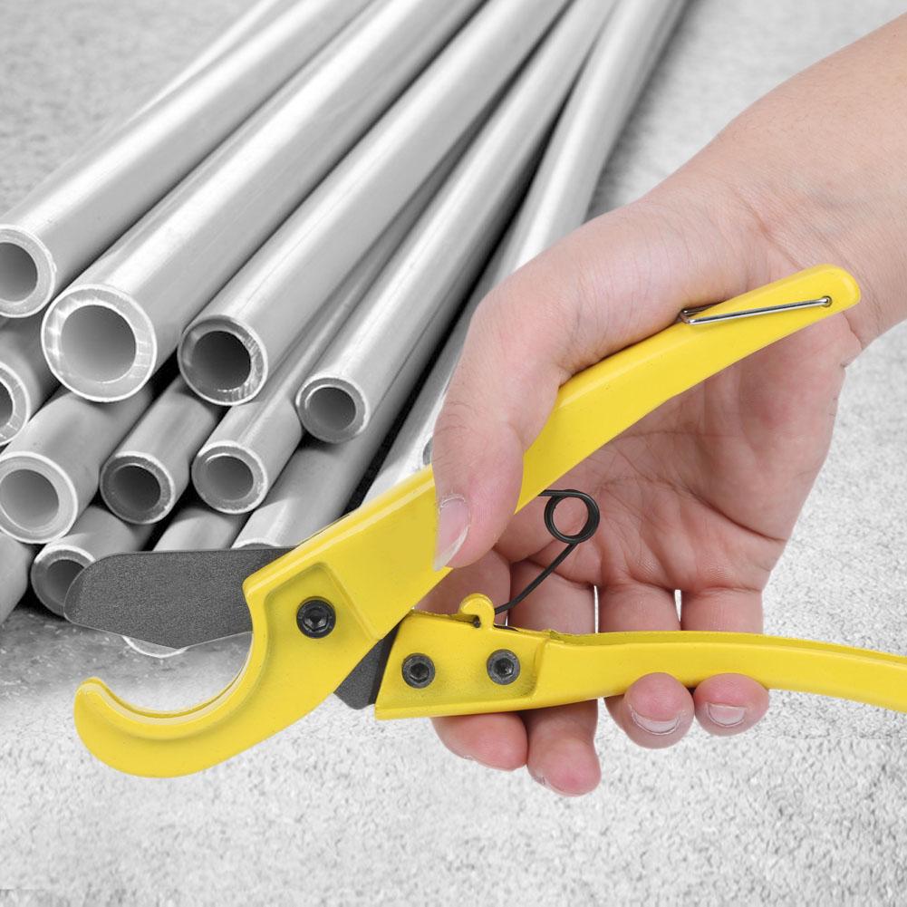PVC Pipe Cutter Air Water Tube Hose Plastic Plier Plumbing Scissors Steel Cutting Tool