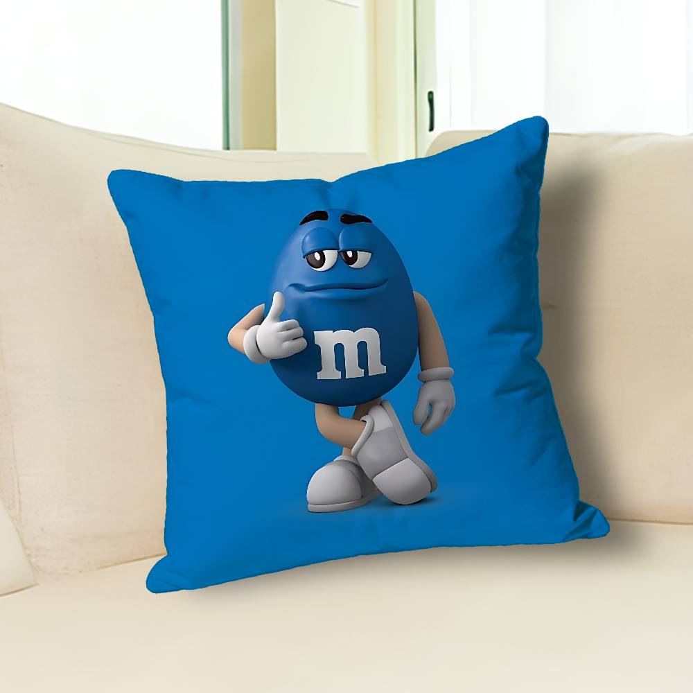 M-M-Ms-S C-Chocolates-S Various Sizes Square Pillow Case For Car Home Bedchamber Decor Custom Valentine gift