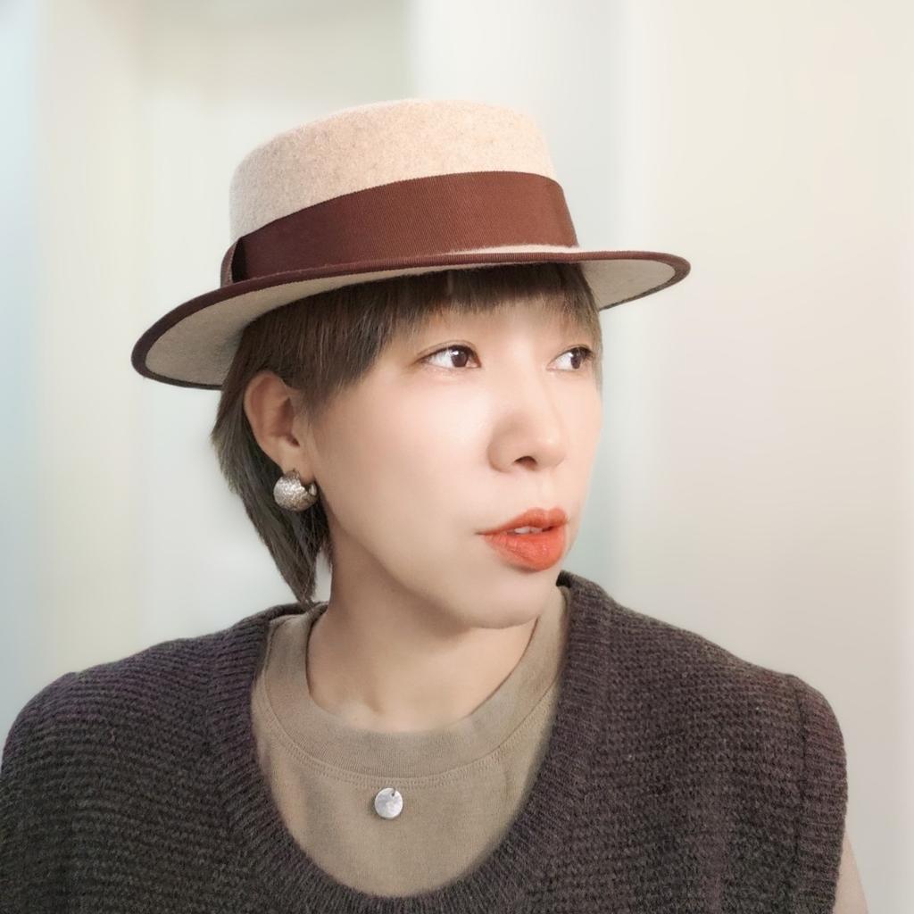 Maillard Style British Retro Japanese Korean Version Beige Wool Hemming Flat Top Top Top Hat Men'S And Women'S Autumn And Winter Felt