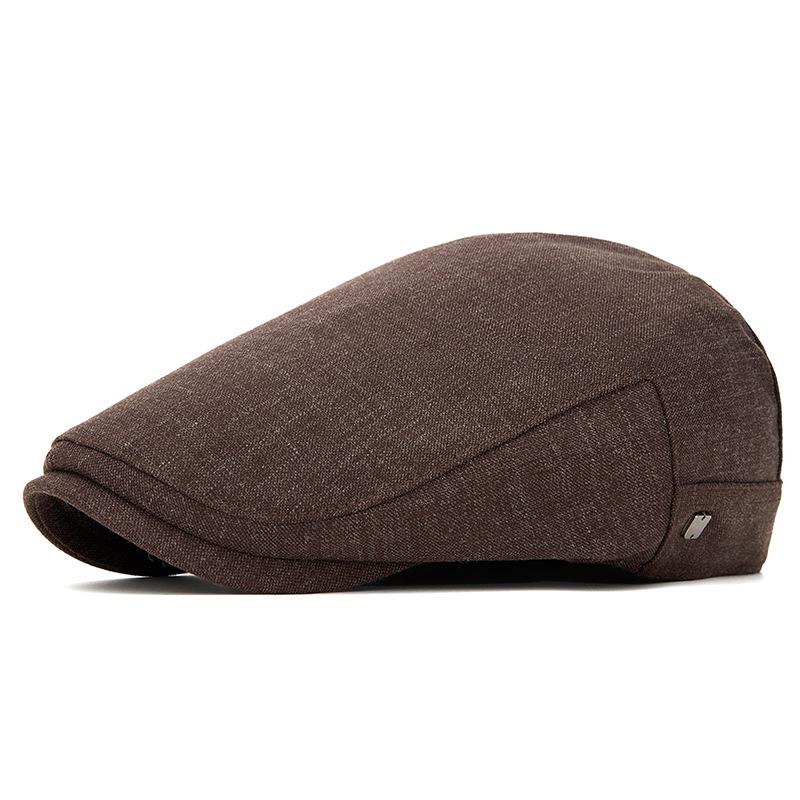 Forward Cap Men's Thin Breathable Beret Retro British Newsboy Cap