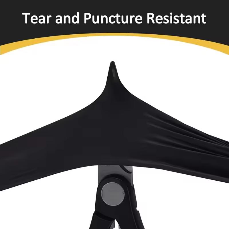 100PCS Nitrile Disposable Gloves Black Thickened Durable Household Cleaning Waterproof Food Handling Cleaning Tools for Kitchen