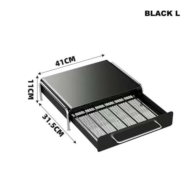 Capsule Coffee Display Rack Storage drawer Bar Ins Wind Table Top Tea Bag Storage Box Coffee Machine Base Drawer Storage Shelves