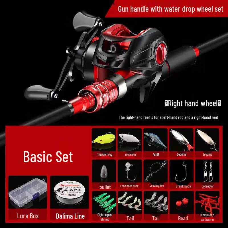 ZOCO Carbon Fiber Lure Rod & Baitcasting Reel Combo