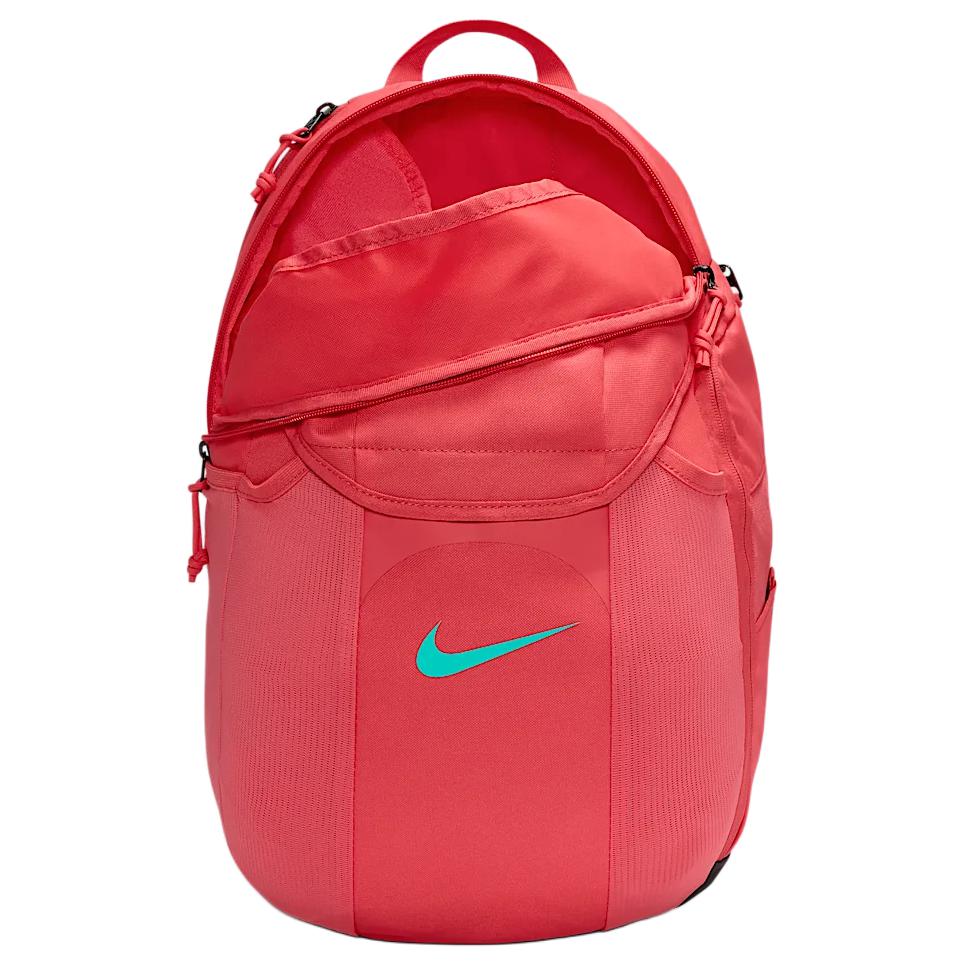 Nike Fabric Backpack Unisex Ash Red & Black & Aurora Green Casual DV0761-850
