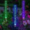 10PCS  LED Solar Lights Acrylic Bubble Solar Pathway Lawn Lamp RGB Garden Outdoor Solar Light Waterproof RGB Color Changing