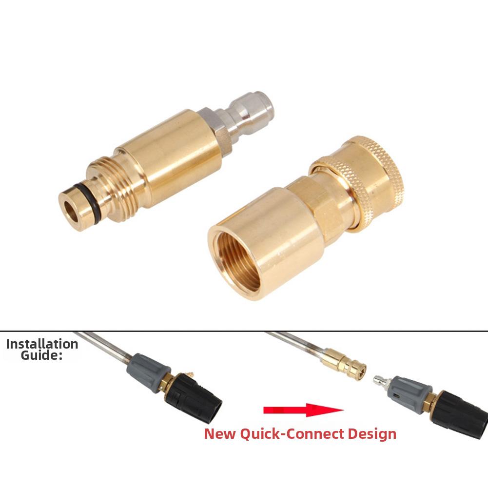 Quick-Connect Fitting Copper Compatible With For Karcher High-Pressure Cleaning Machines Replacement Parts