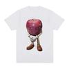 Śmieszny Ja Asf Jabłko z Memem Twarz Koszulka Unisex Moda Wysokiej Jakości Koszulki Męskie Retro Casual Krótki Rękaw T-shirt Topy
