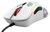 Glorious Model D Gaming Mouse, White, Wired, Compact, RGB Illuminated, 6 Programmable Buttons, 12 DPI, Ergonomic, Official Japanese Product (62g)
