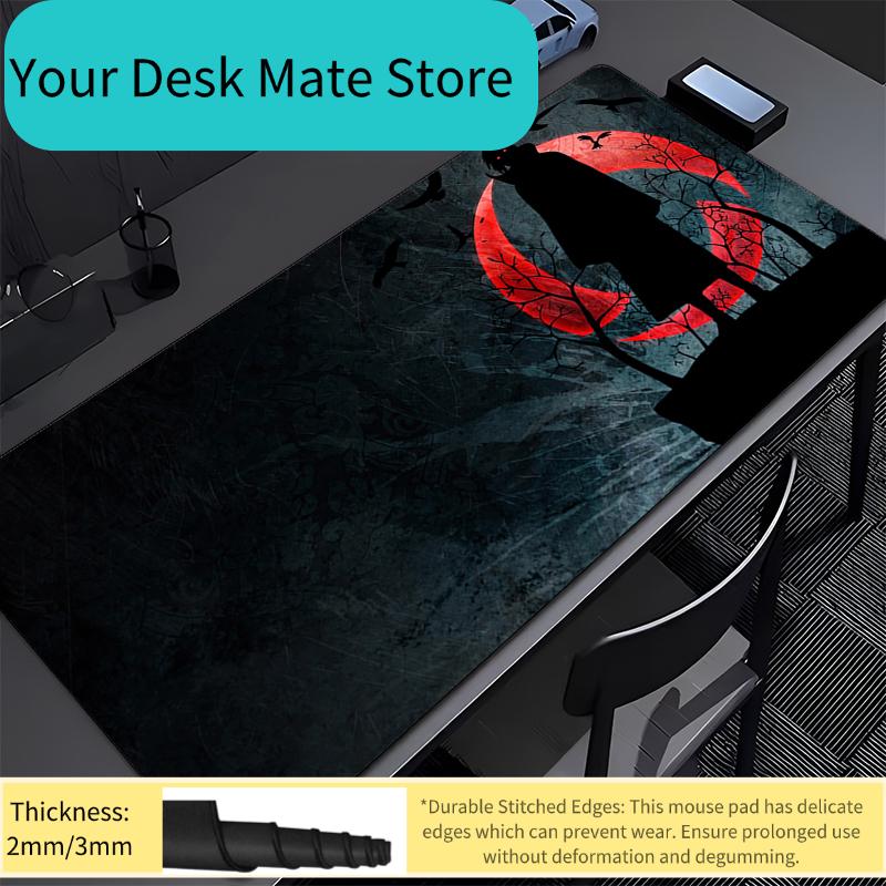 Office Mouse Pad Naruto Akatsuki PC Desk Mat Gamer  Computer Carpet Keyboard Table Gaming Accessories Rubber Xxl Mousepad