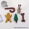 Temu Dog Chewing Cotton Rope Toy - Christmas Gift Set