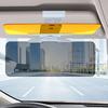 Viseira solar polarizada ajustável com visão clara, à prova de raios UV, antirreflexo, visibilidade aprimorada, peças de reposição para viseira solar de carro