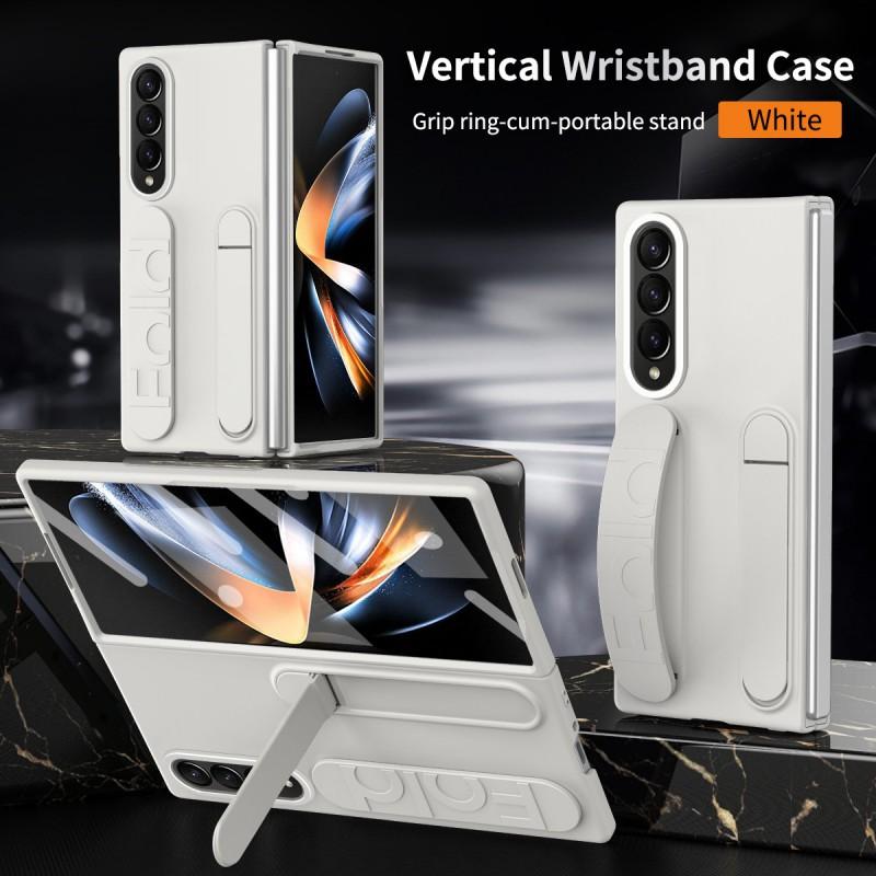 Slim Full-Body Protective Case With Wrist Strap Galaxy Z Fold 5 4 6 - Shockproof PC Cover Screen Film Integrated