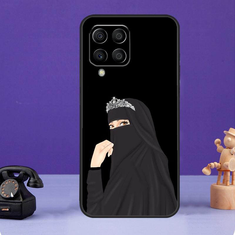 Islamic Muslim Hijabi Girls Case For Samsung Galaxy M12 M32 M52 M56 M06 M16 M36 M54 M34 M14 M35 M55 M15 M11 M31 M13 M53
