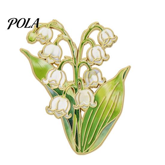 Enamel Brooch Pin, Flower Design with Smooth Edges, Pin Lightweight Zinc Alloy Badge for Jackets Scarves Bags Gift Literary Style