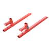 Pallet Forks, 907 Kg Clamp On Pallet Forks, 109 Cm Total Length Heavy-Duty Quick Attach Tractor Fork Compatible with Tractor Attachments, Loader