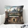 Game Assassins Creed Valhalla Cushion Cover Natural Linen Pillowcase Set AllinOne Decor for Sofa Bedroom  Chair