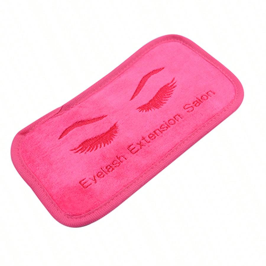 1pc Professional Eyelash Extension Forhead Soft Towel Sticker Stand Grafted Eyelash Pads Tray Pallet Lash Holder Beauty Salon Accessories Tool