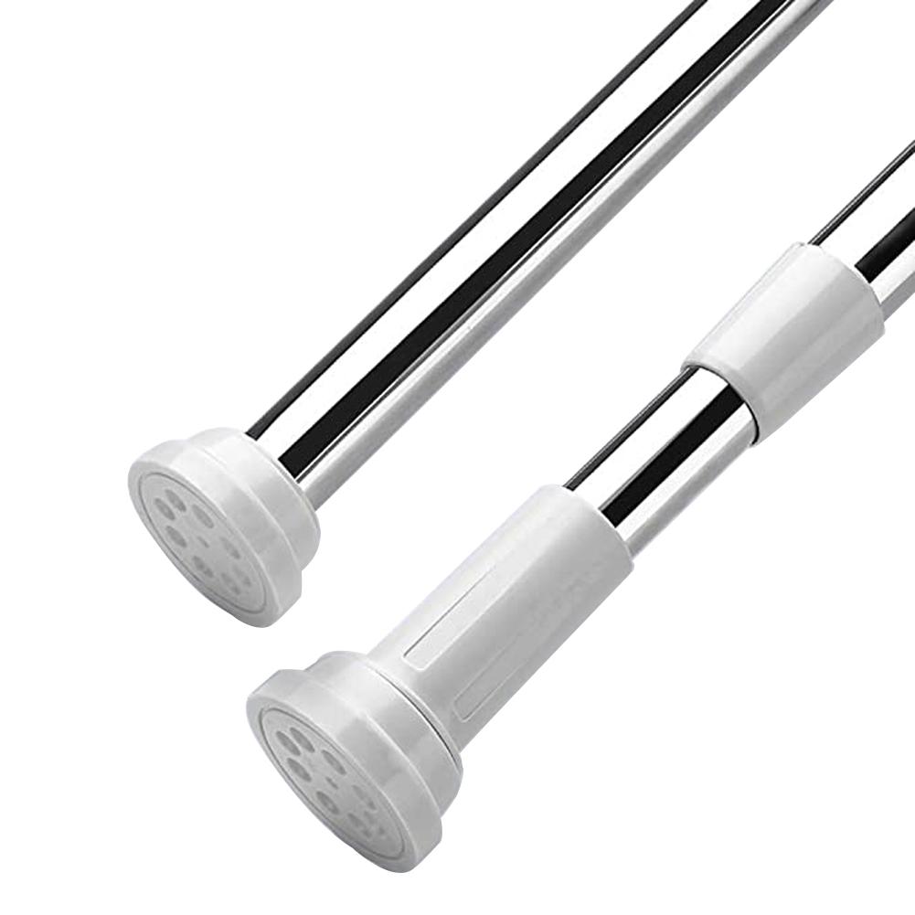 

Выдвижная штанга для вешалки для штор Кронштейн из нержавеющей стали Штанга для бельевой веревки Штанга для штор Штанга для душевой занавески Штанга для вешалки для одежды