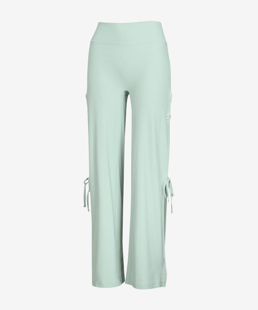 GRANDE LINE Elflex Rib Side Slit Wide Pants_5 Colors