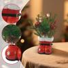 Creative Resin Christmas Shoe Flower Pot Table Ornaments Festive Atmosphere Red Shoe Vase Decorations