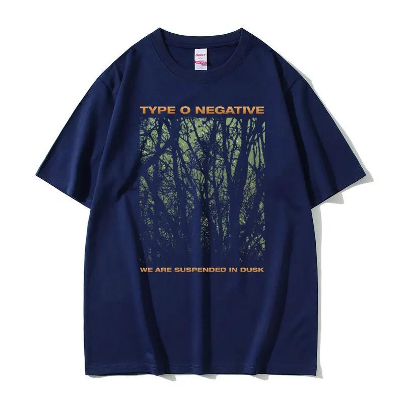 Fashion Rock Band Type O Negative Suspended in Dusk Essential T-shirt Men Women Summer Casual Tshirt Male Vintage Tops Tees