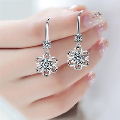 Sunflower Earring Female Senior Sense All Matching Earrings Long Senior Sense Temperament Ear Hooks
