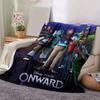1pc, Disney Pixar Onward Movie Merchandise: Home Decorative Blanket Perfect for Couch, Bed, Travel, Camping, Car