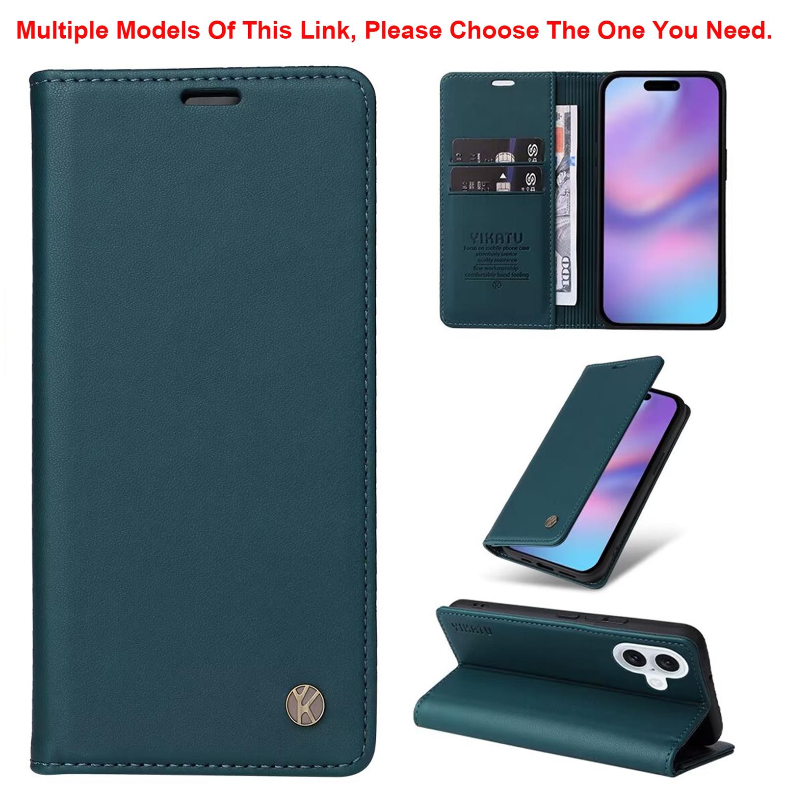 

Wallet Leather Case For VIVO X300 X200 FE X100 Pro S18 5G S16 T4X T3X V50 V60 Lite V40 SE V30E V30 V29E V29 Lite V27 Phone Cover VIVO X300 зелёный