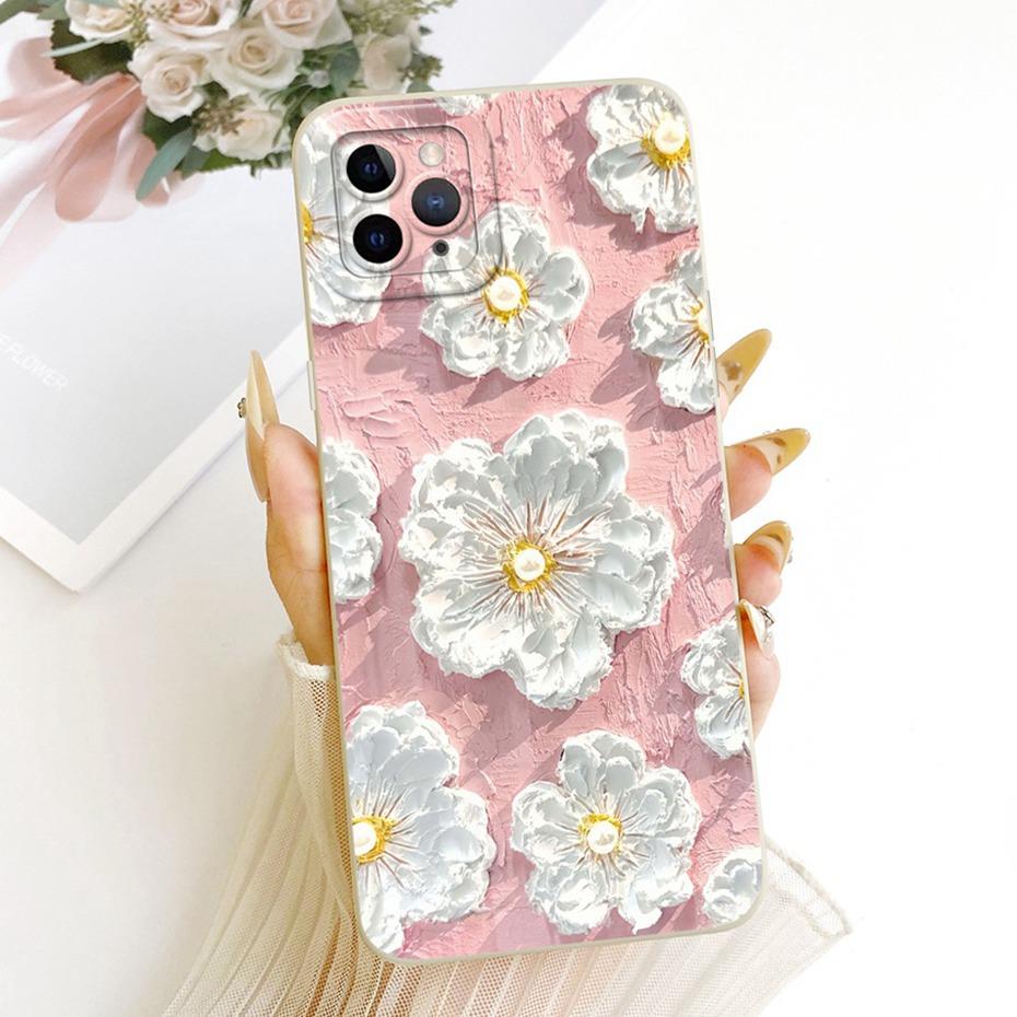 Cute Printed Phone Case For iPhone 11 Pro Max iPhone11 11Pro Soft Silicone Shockproof Cases For iPhone 11ProMax Covers Bumpers