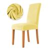 1/2/4/6PCS Velvet Fabric Chair Cover Super Soft Chair Covers For Dining Room Luxurious Office Seat Cases Stretch For Banquet