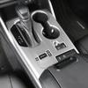 LHD For Toyota Highlander     ABS carbonfiber Central Console Gear Shift Box Panel Cover Trim Interior accessories